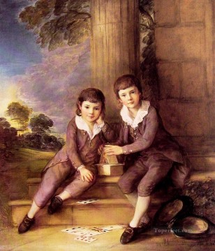 トーマス・ゲインズバラ Painting - ジョンとヘンリー・トゥルーマン・ヴィルボワの肖像画 トーマス・ゲインズバラ